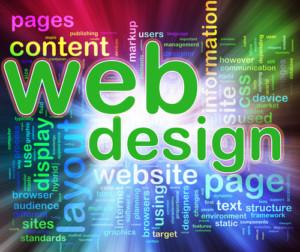 Wordcloud of Web design
