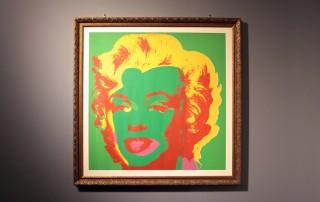 Picture Of Andy Warhol Marilyn Monroe (Marilyn). 1967, presented at the exhibition in The art gallery the Art gallery "K35". Moscow. 09.12.2009